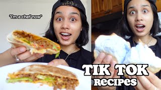 i tried to recreate TikTok food recipes