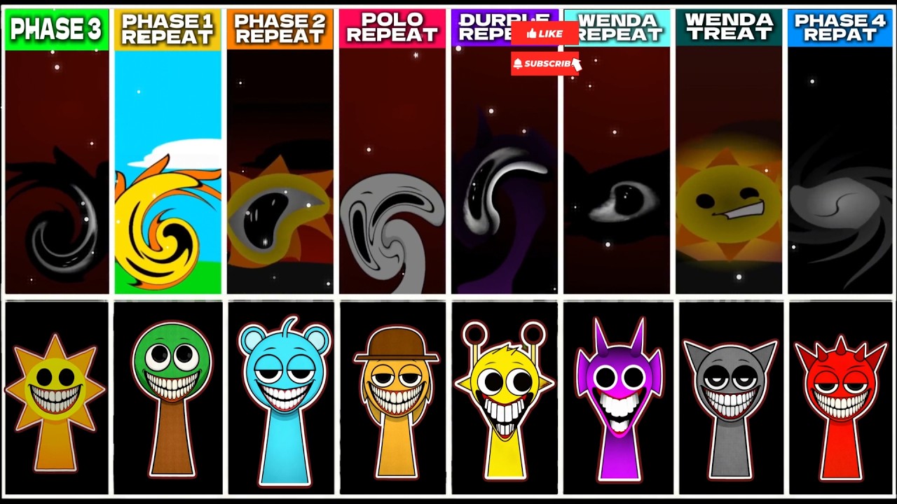 Sprunki But Phase 1, Phase 2, Polo And Durple REPEAT After PHASE 3