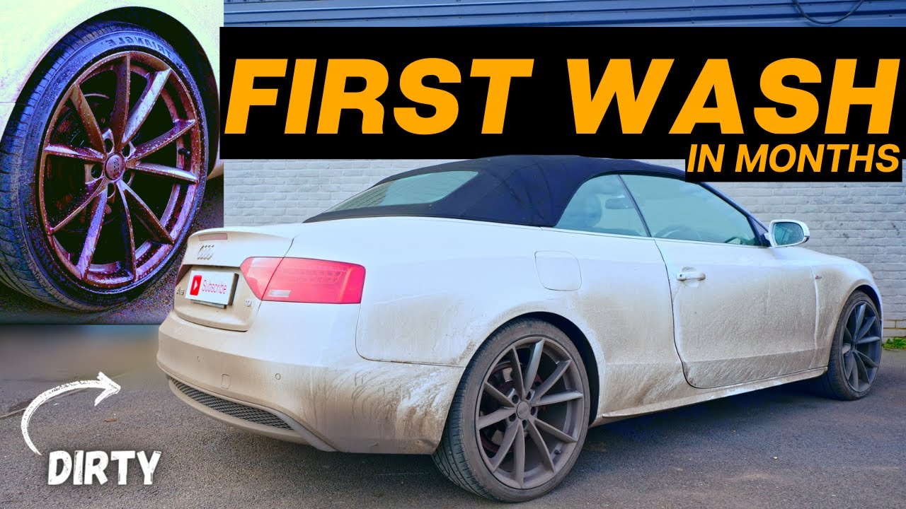 Cleaning The DIRTIEST Audi A5 First Wash In Months YouTube