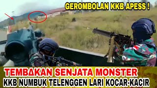 DETIK-DETIK PRAJURIT TNI POLRI SERBU KKB DENGAN SENJATA MONSTER