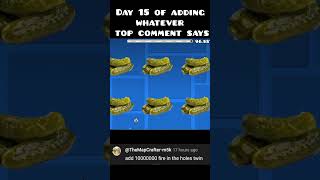 Day 15 of adding what the comments say! #geometrydash #update #gd