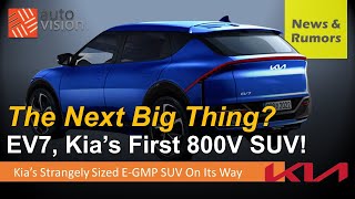 Kia EV7 is the First Ever 800V Electric SUV Based on Kia EV6!