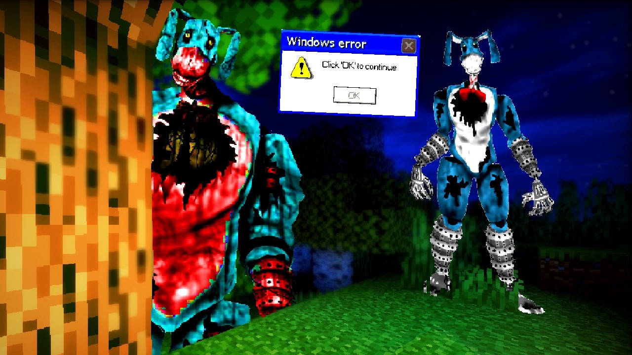 Este MOD de TERROR te ACOSA... | Bon The Rabbit - YouTube
