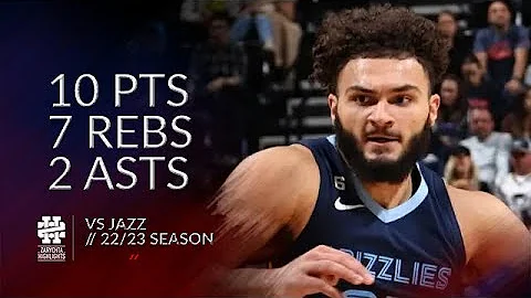 David Roddy 10 pts 7 rebs 2 asts vs Jazz 22/23 season