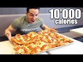 MANGER PIZZA XXL 10'000 CALORIES !!