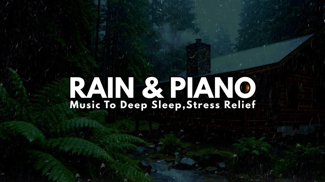 Relaxing Rain Sounds and Soft Piano Music for Better Sleep Tonight