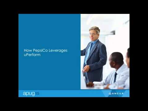 How PepsiCo uses ANCILE uPerform