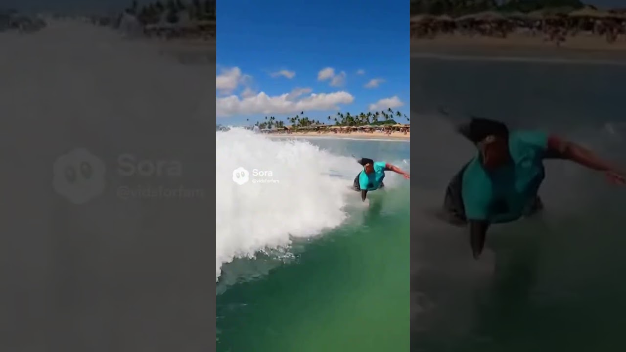 Watch out for the BIG waves!!!😂😂 