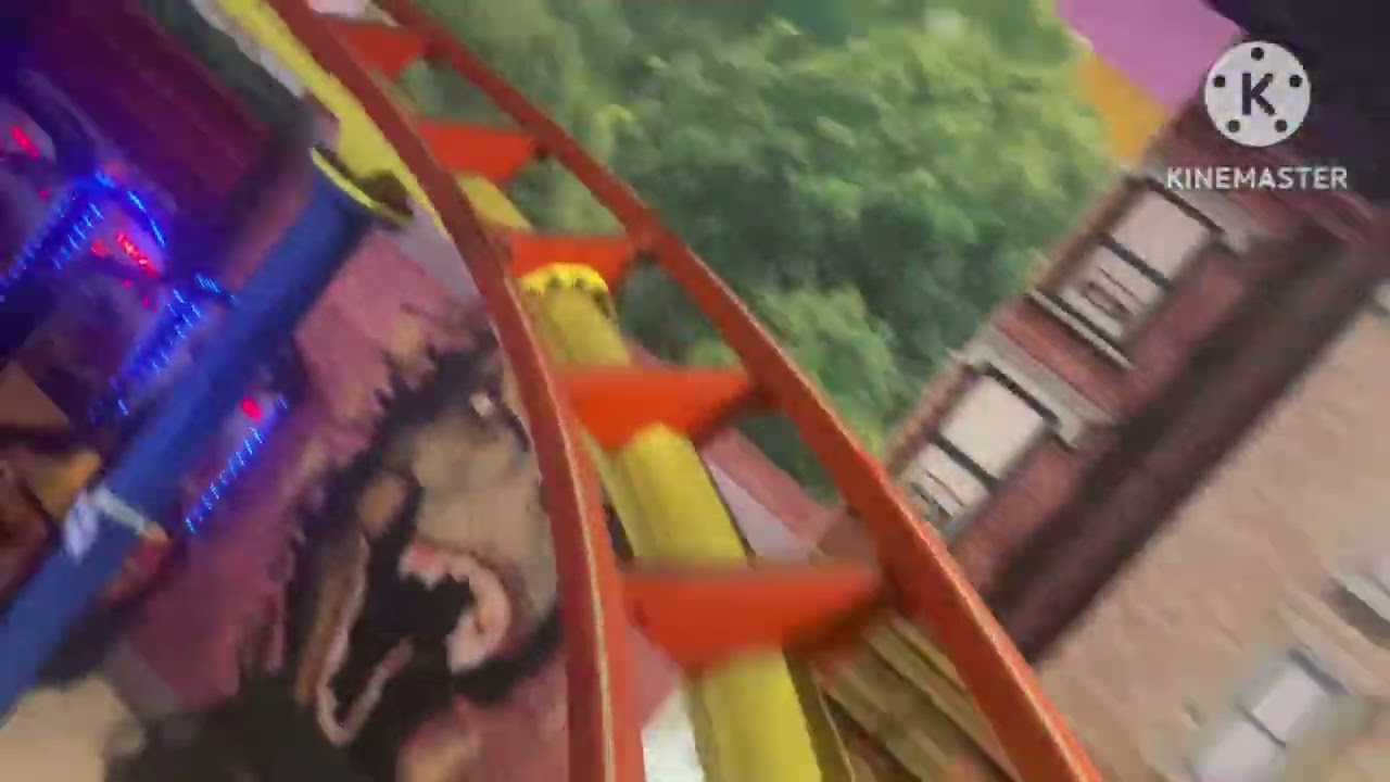 braga riding crazy cab coaster in kidcity￼￼￼