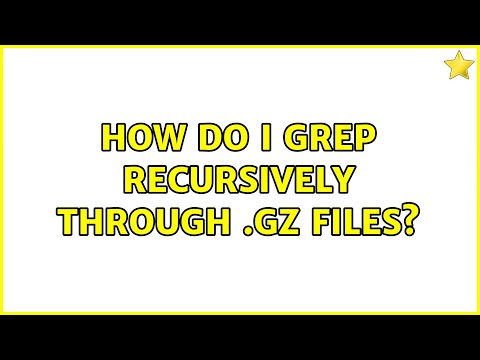 Unix & Linux: How do I grep recursively through .gz files? (6 Solutions!!)
