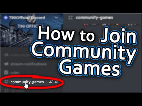 How to Join Community Games