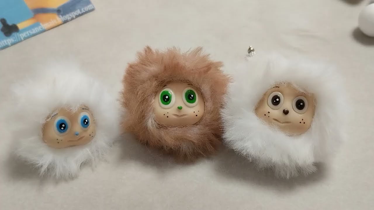 Pelosetti 💛 simpatiche palline pelose da attaccare alla borsa/ small furry balls