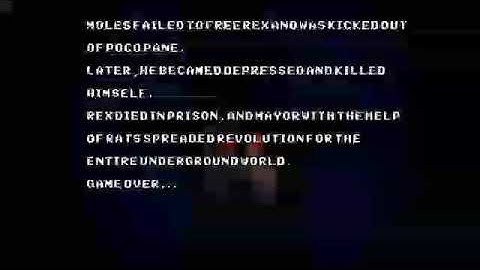 Reksio - City of Secrets (SNES English Bootleg) Continue and Game Over Screen