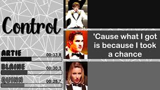 Glee - Control | Line Distribution + Lyrics