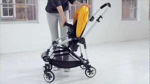 demo bugaboo bee - height adjustable backrest & extendable seat