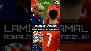 Yamaldan Ronaldoya Büyük Saygısızlık?