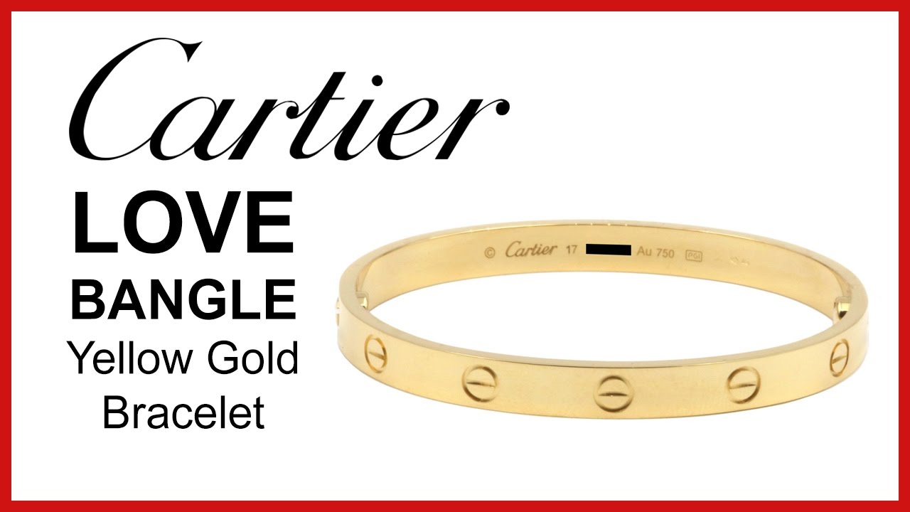 18 karat gold cartier bracelet