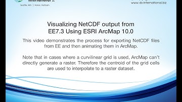 Visualizing NetCDF output from EE7.3 Using ESRI ArcMap 10.0 - EFDC_Explorer