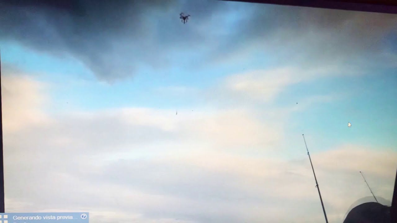 PESCA CON DRONE/ MENUDA SORPRESA