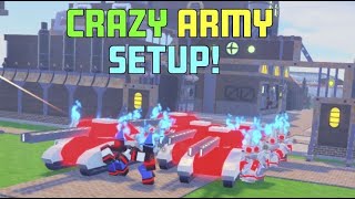 CRAZY Army Setup In Noob Army Tycoon!