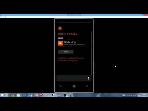 KiteBuddy: Integrating Cortana Voice Commands