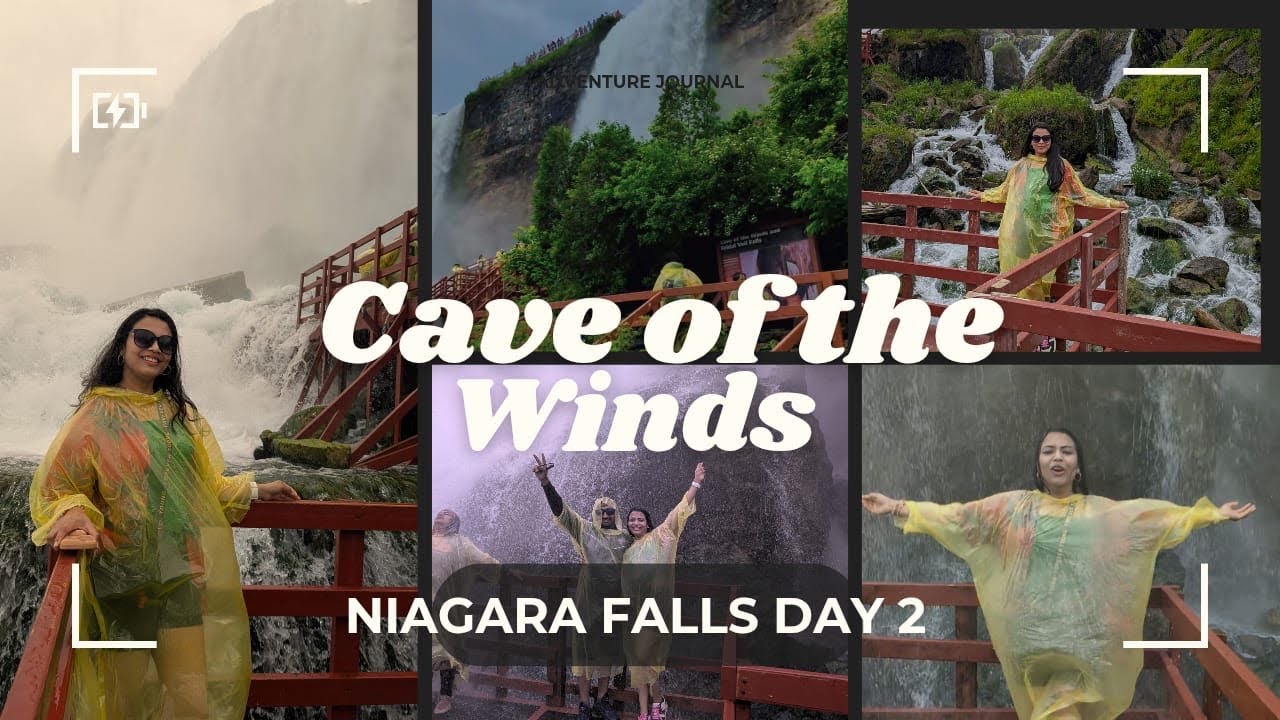 Day 2 at Niagara Falls - Cave of the Winds Adventure! 🌊🦶