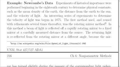 ADA1 06-3 Nonparametric Methods, UNM Stat 427/527