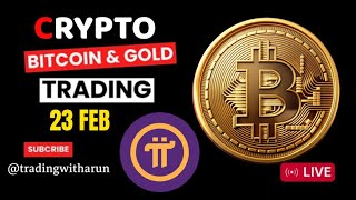 LIVE crypto TRADING | 23/02/2024 | #bitcoin #live #livetrading #cryptolive #picoin