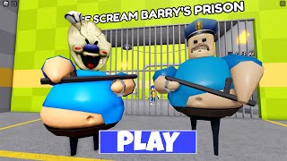 ICE SCREAM BARRY'S PRISON RUN! OBBY Full Gameplay #roblox