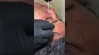 how eyebrow piercing is done