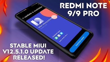 Redmi Note 9 MIUI v12.5.1.0 Update Released! Redmi Note 9 Pro Stable V12.0.4.0 Available Also!