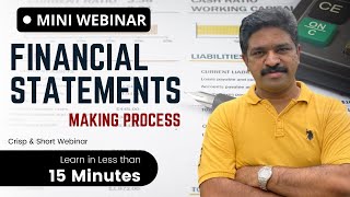 Mini Webinar | Financial Statements Making Process | CA Raja Classes
