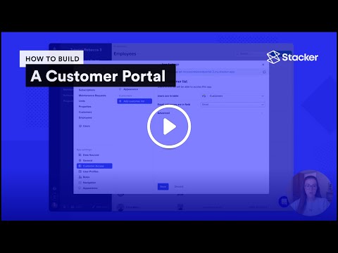 Building a Customer Portal in Stacker