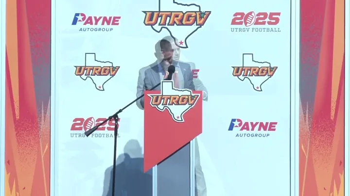 UTRGV Athletics Introduces Travis Bush as Football...