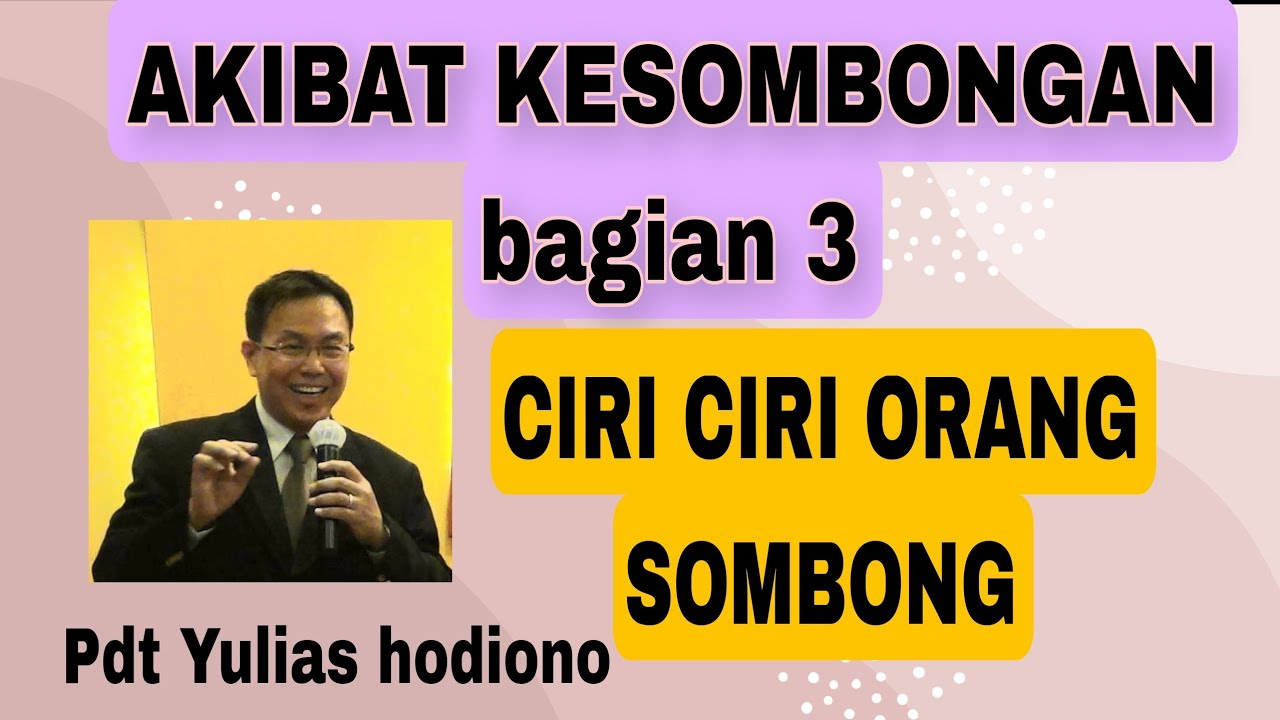 CHRISTIAN SERMON: CHARACTERISTICS OF ARROGANT PEOPLE (Consequences of arrogance at the end)