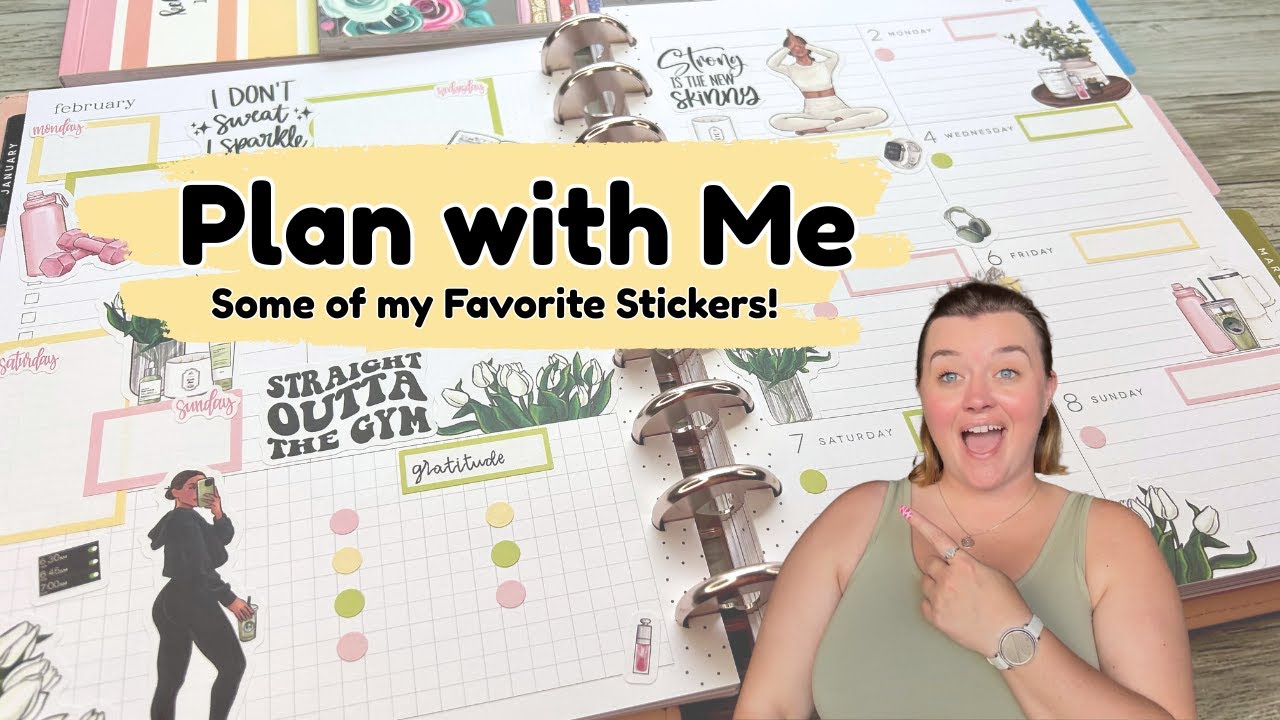 Plan with Me // Classic Dashboard Happy Planner // February 2nd - 8th