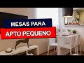 10 Truques de Mesas para Apartamentos Pequenos (é versátil)