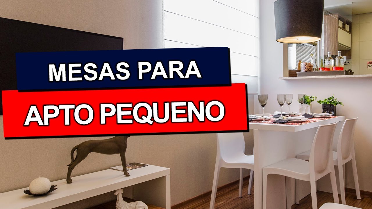 10 Truques de Mesas para Apartamentos Pequenos (é versátil), image size:1280x720