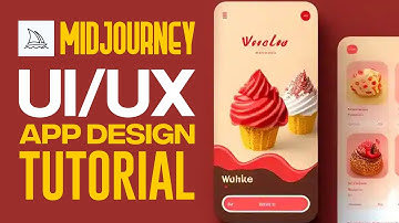 How To Use Midjourney To Create UI/UX App Design - Tutorial Midjourney 2025
