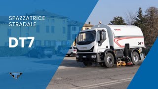 [COME FUNZIONA] SPAZZATRICE STRADALE SU CAMION DT7