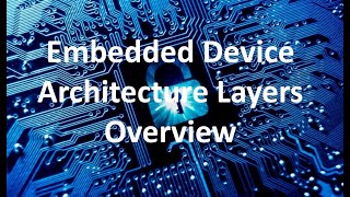 Emb1- Embedded Device Architecture Layers Overview