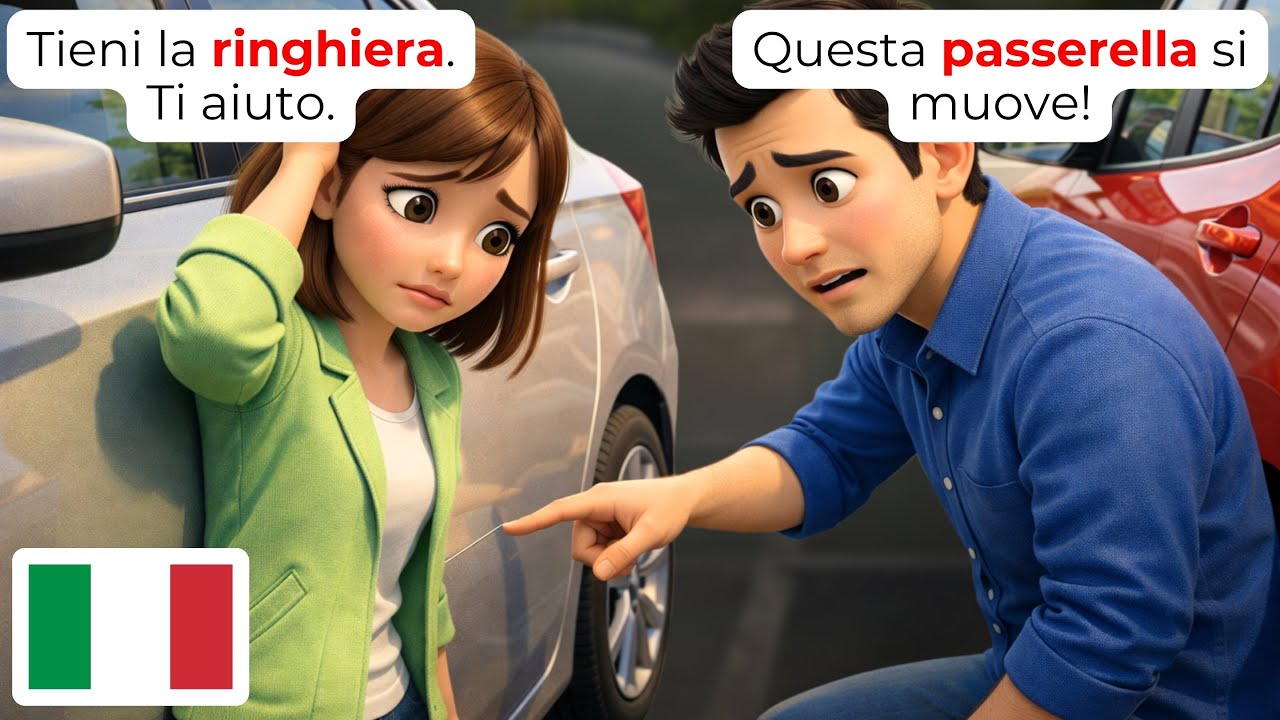 🇮🇹 Выучите итальянский за 20 минут: 50+ фраз для парковки, которые вам нужны | A1–A2