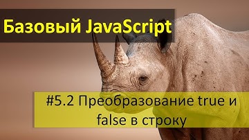 Преобразование значений true и false в строковый тип данных