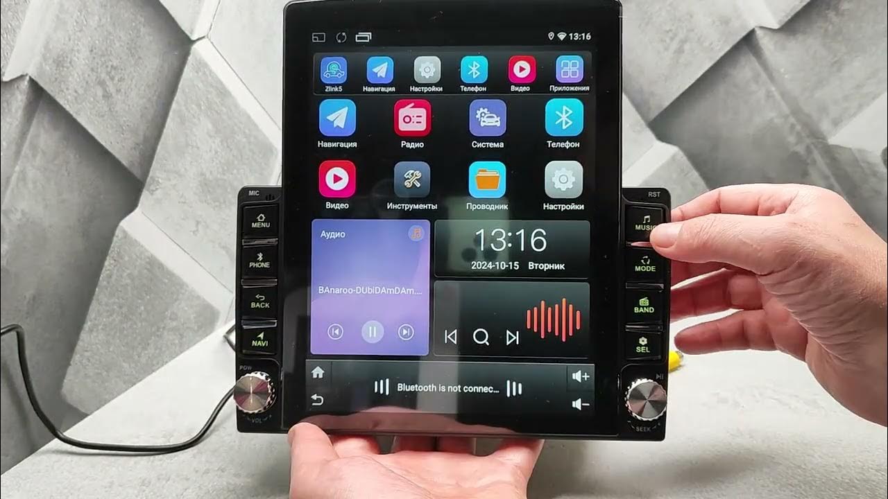 Bos-MINI BOS-N97D Андроид магнитола под карплей с крутилками. - YouTube