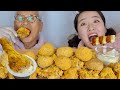 할부지랑 뿌링클 먹방🍗✨뿌링 닭다리 소떡소떡 뿌링 치즈볼✨💛뿌링 파티⭐️✨