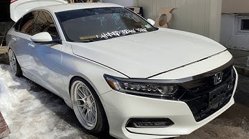 Honda Accord 10th gen custom mounted air tank