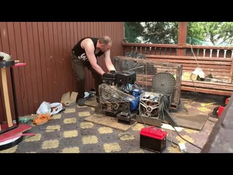 Строительство БТГ на 40кВт в режиме реального времени.На рычагах ...