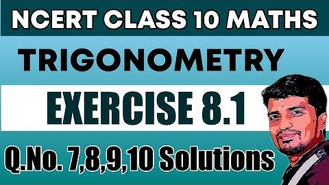 cbse 10th maths chapter 8 - introduction to trigonometry in tamil | class 10 maths exercise 8.1