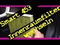 Smart 453 | Innenraumfilter wechseln (FreciousPlus) | Scheibenwischer Servicestellung ?