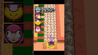 Range of Brawlers with Hypercharge Super-Part 18 #shorts #viralshorts #supercell #brawlstars #range